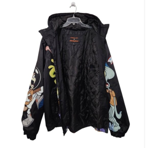 Members Only x Nickelodeon SpongeBob Hooded Jacket Quilted Lining - Picture 5 of 13